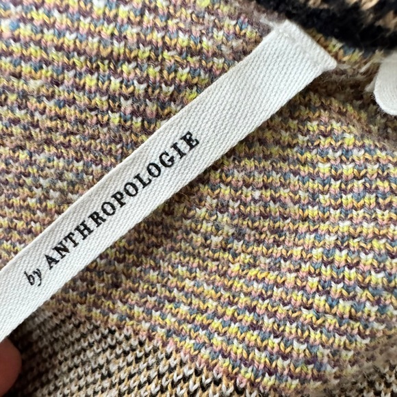 Anthropologie Bohemian‎ Bricolage Knit Patchwork Cardigan Sweater XS - Picture 7 of 10